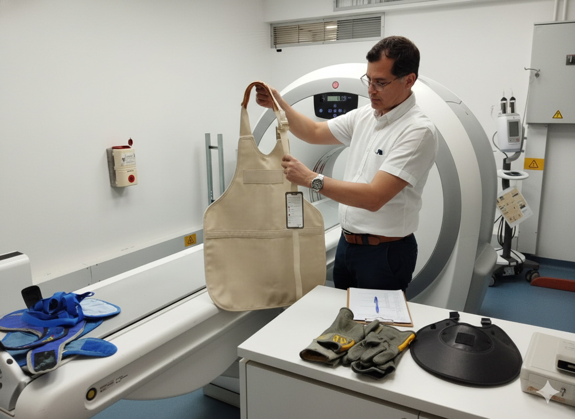 Inspección de EPP Radiología